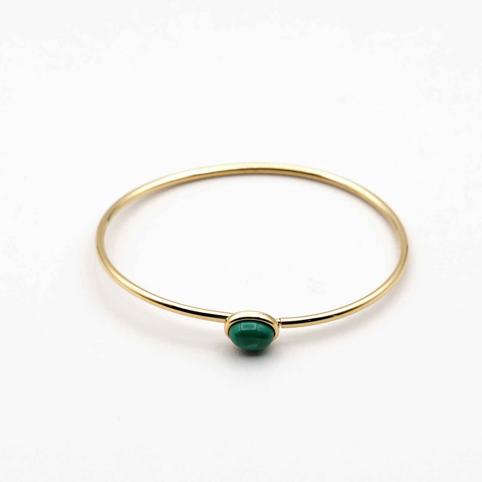 Malachit Armreif Gold