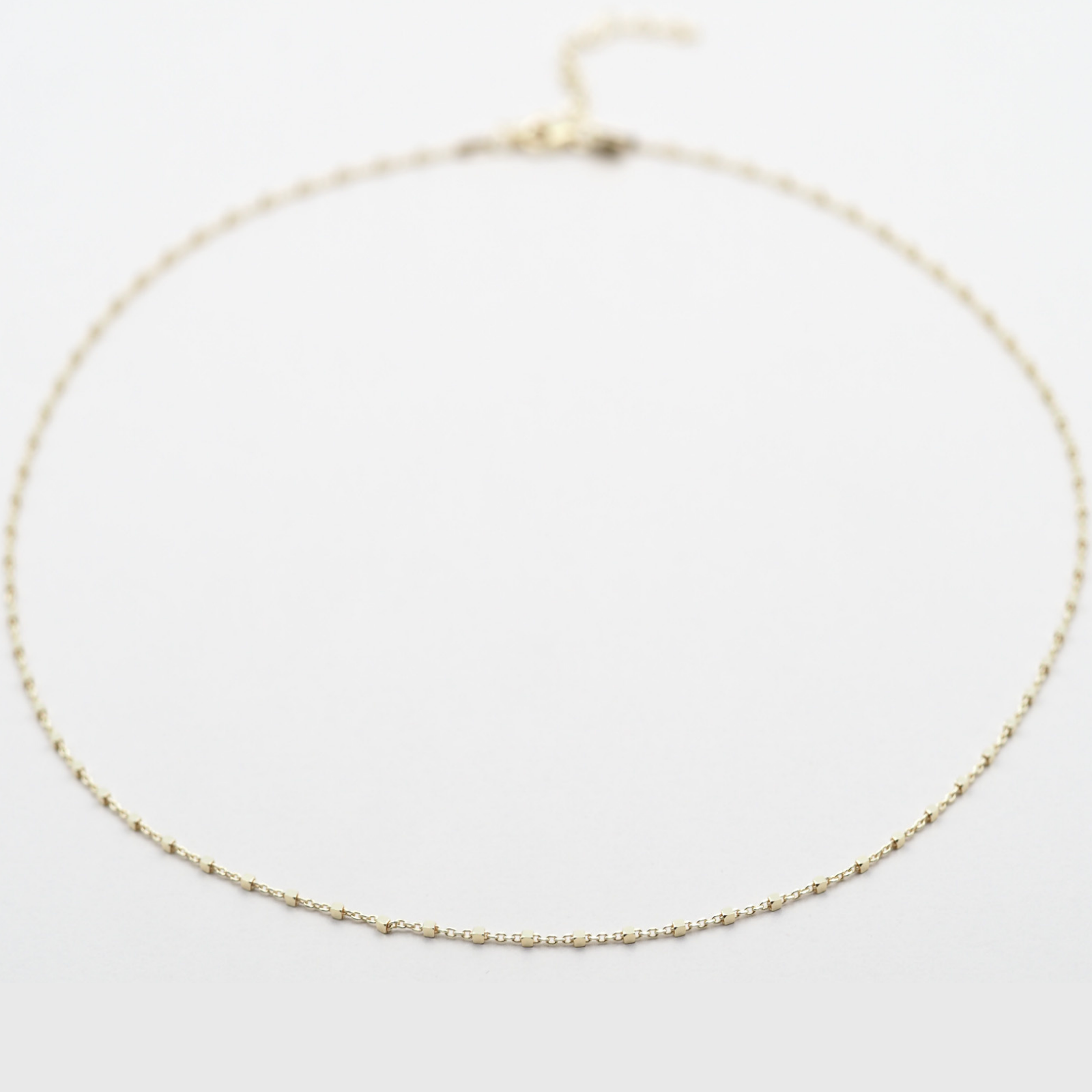 Würfel Kette Gold