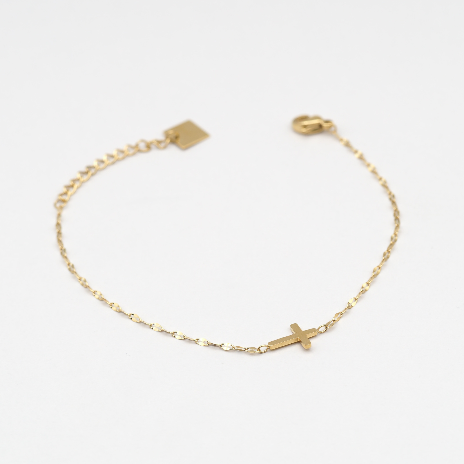 Kreuz Armband Gold