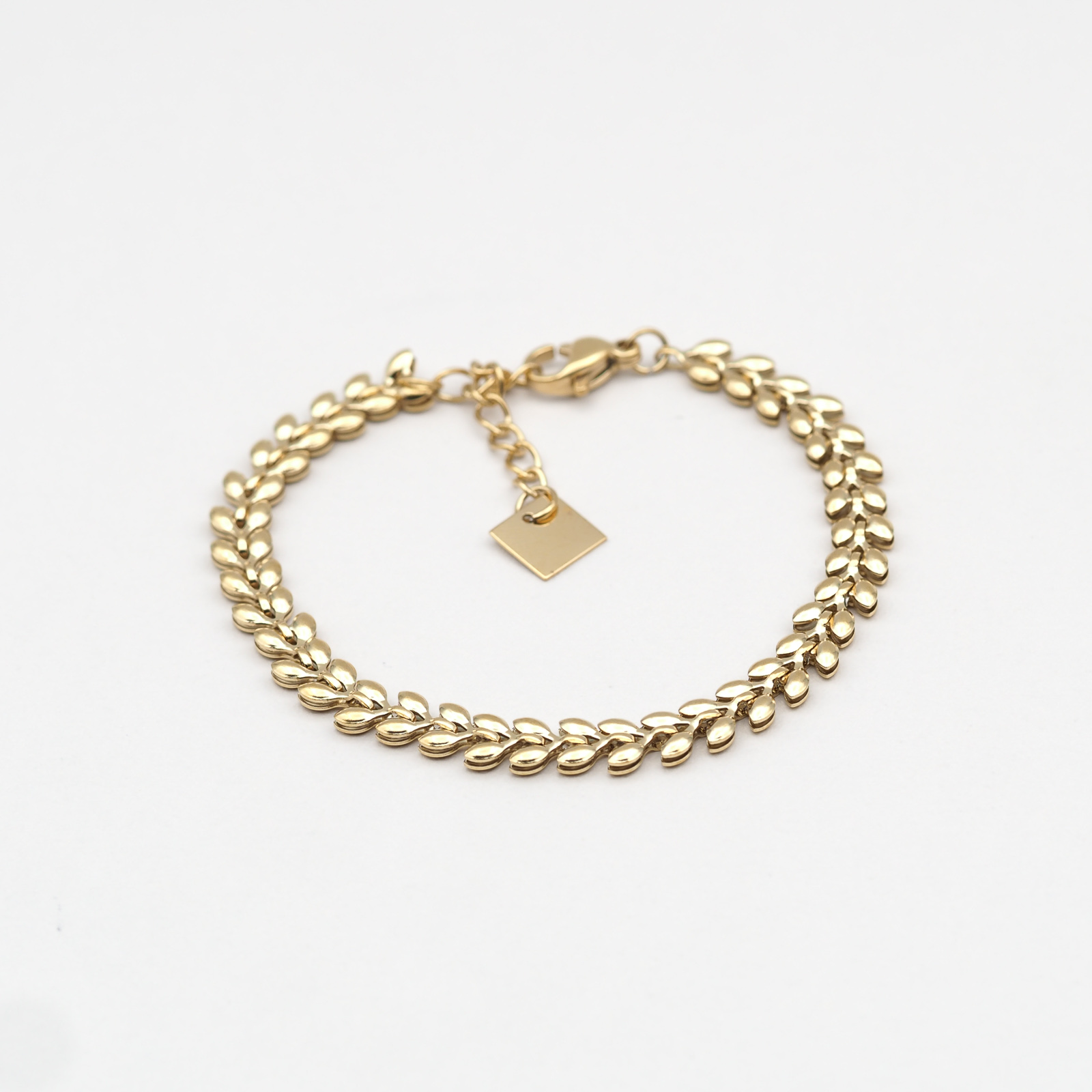 Blätter Armband Gold