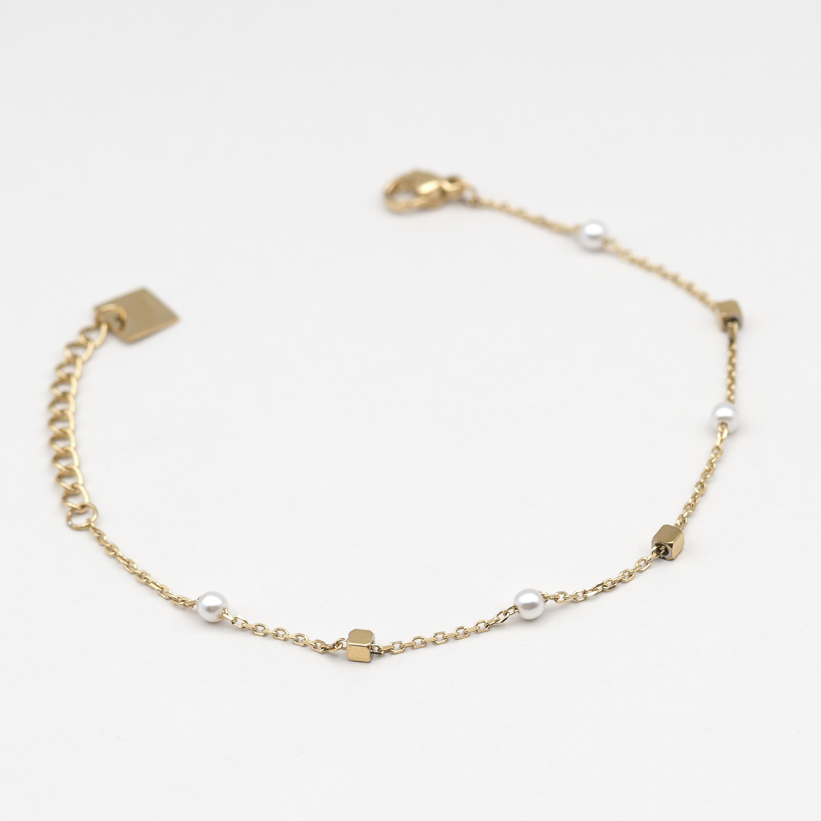 Perlen Armband Gold