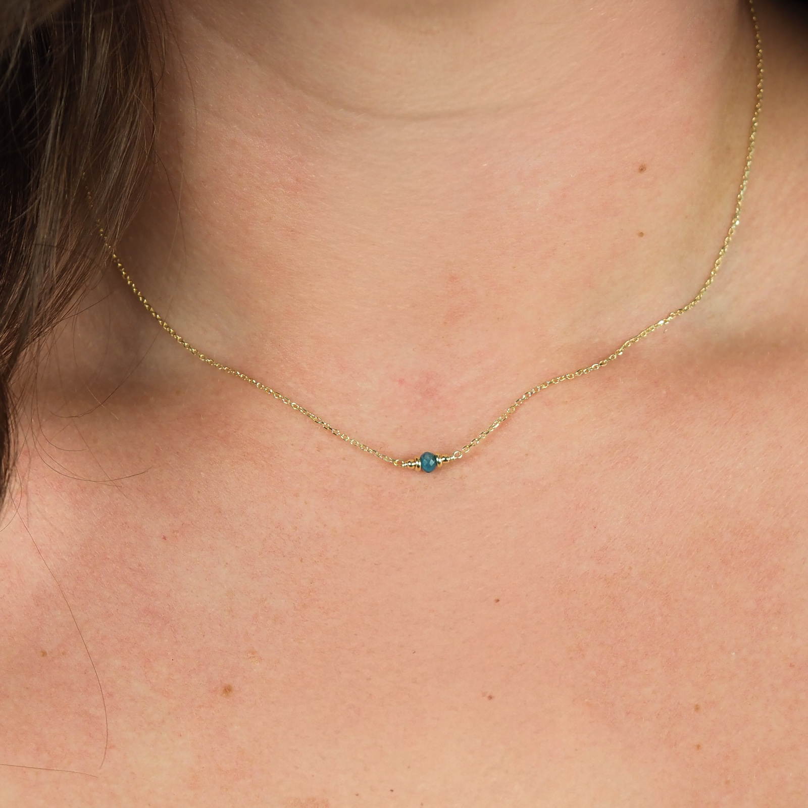 Apatit Kette Gold