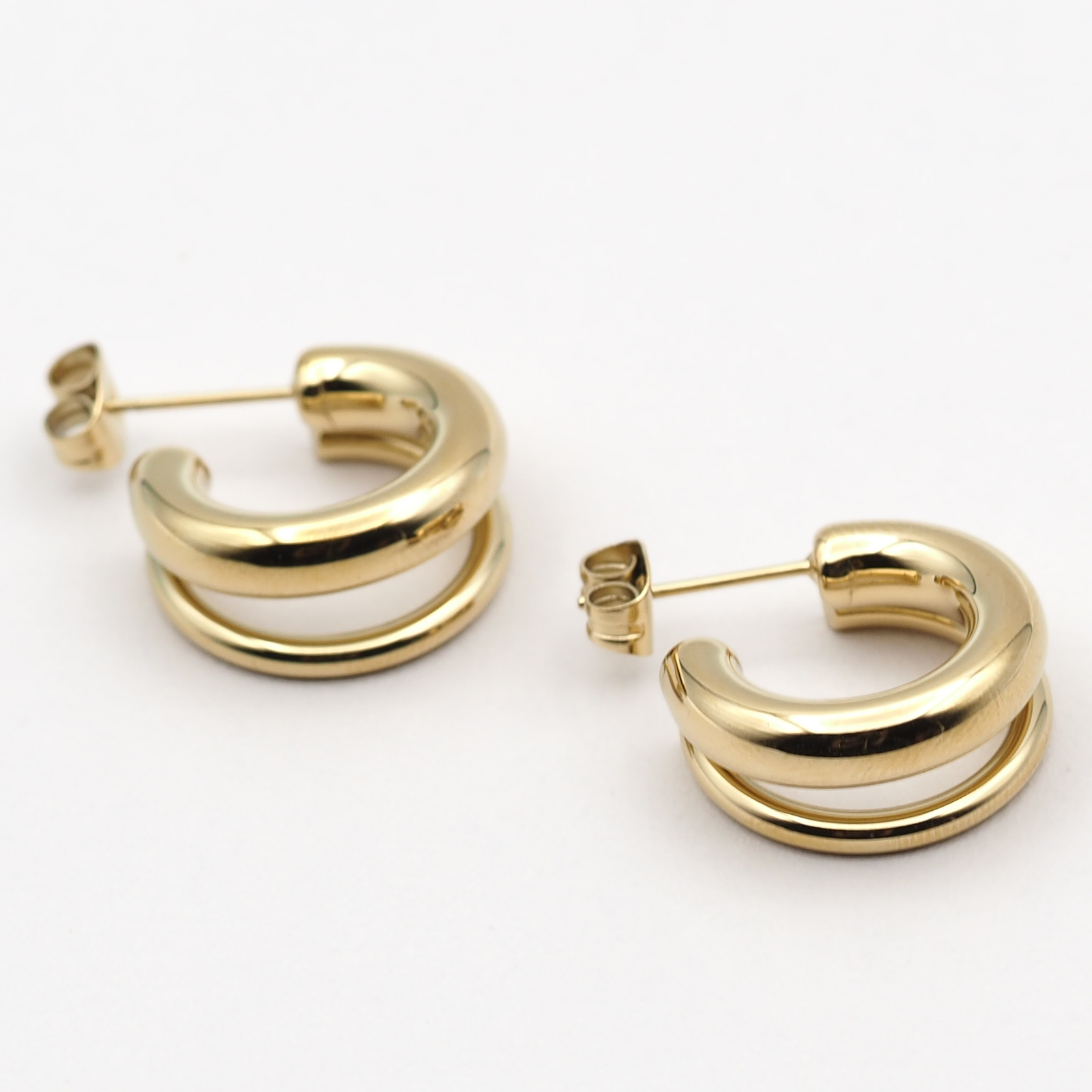 Creolen Doppelt Gold