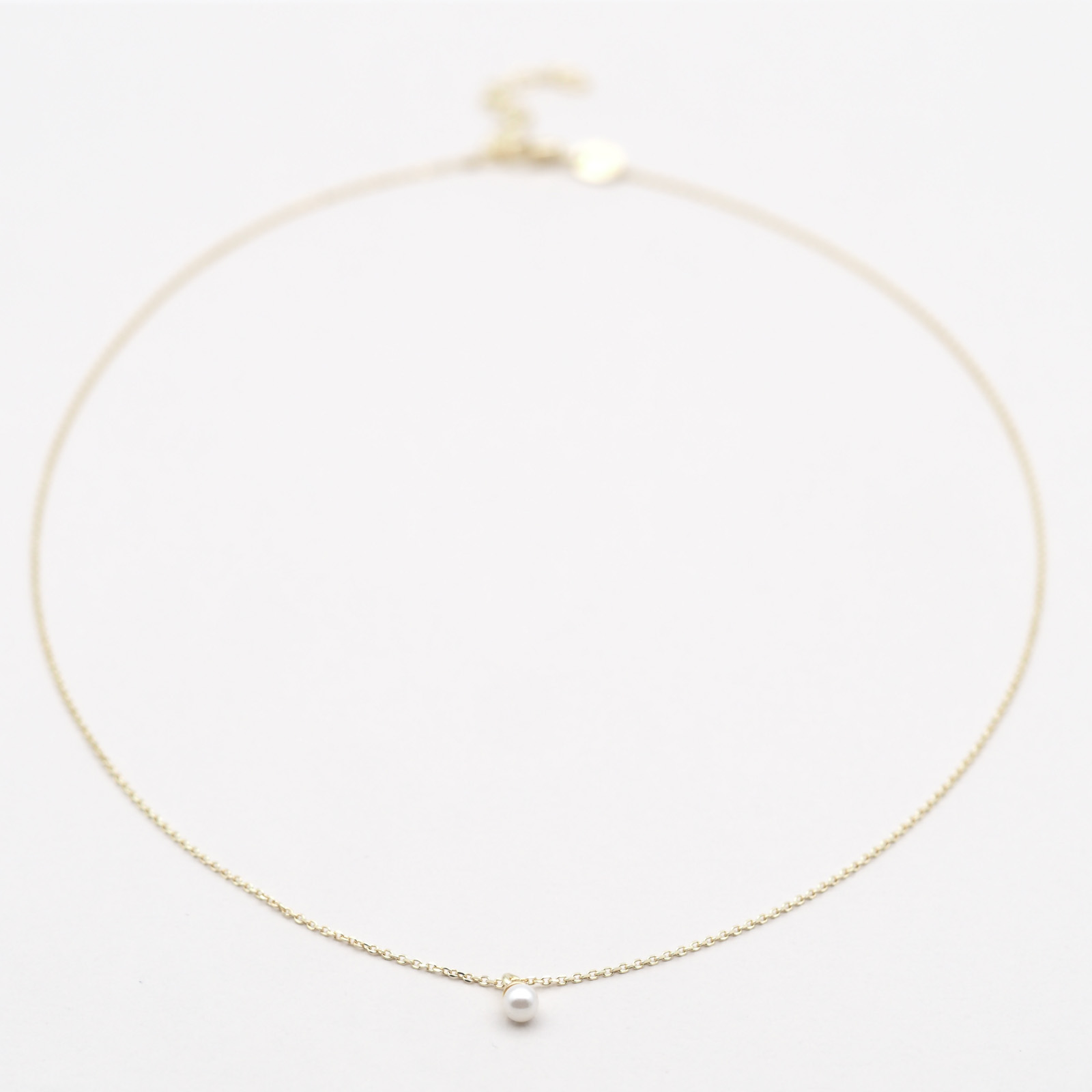Perlen Kette Gold