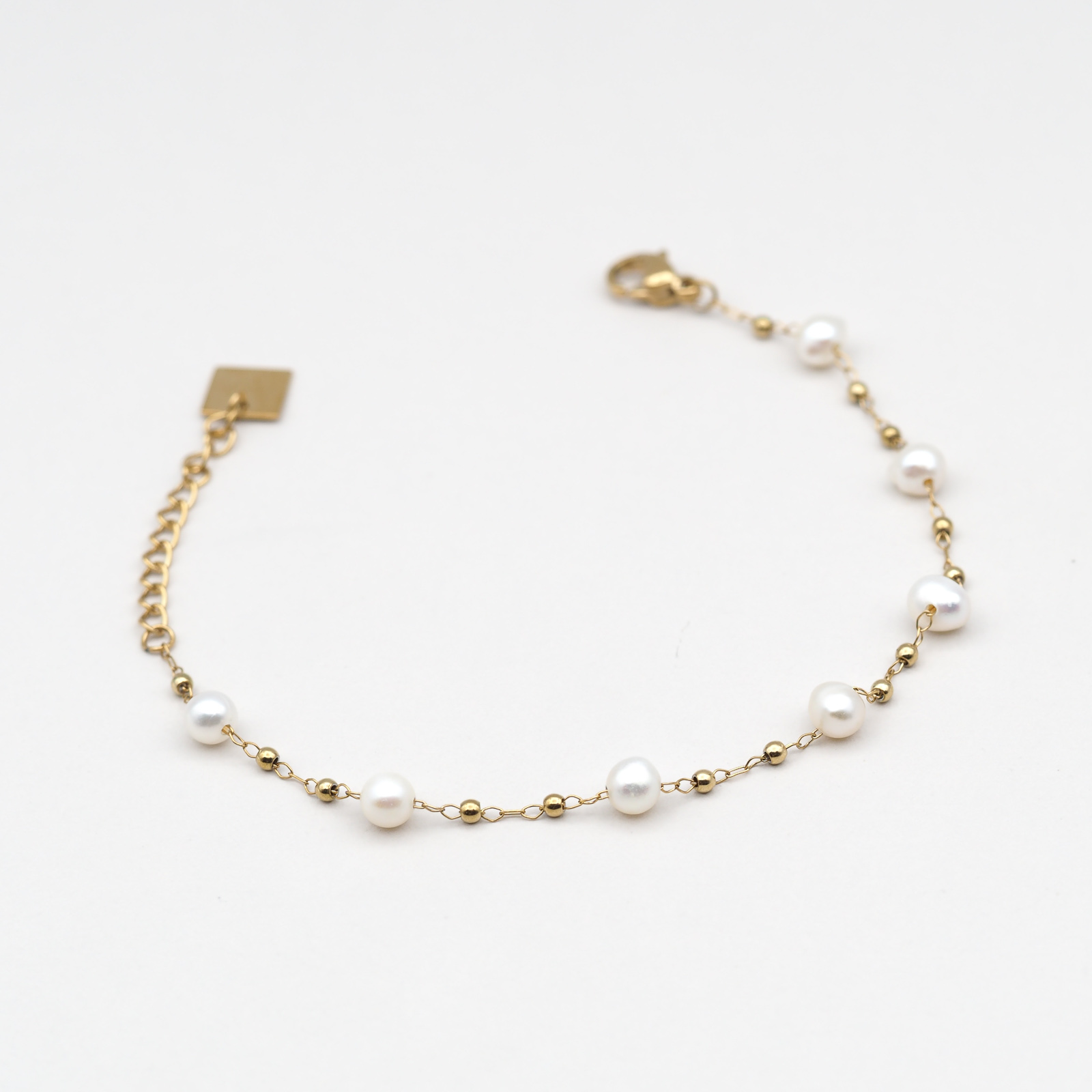 Perlen Armband Gold