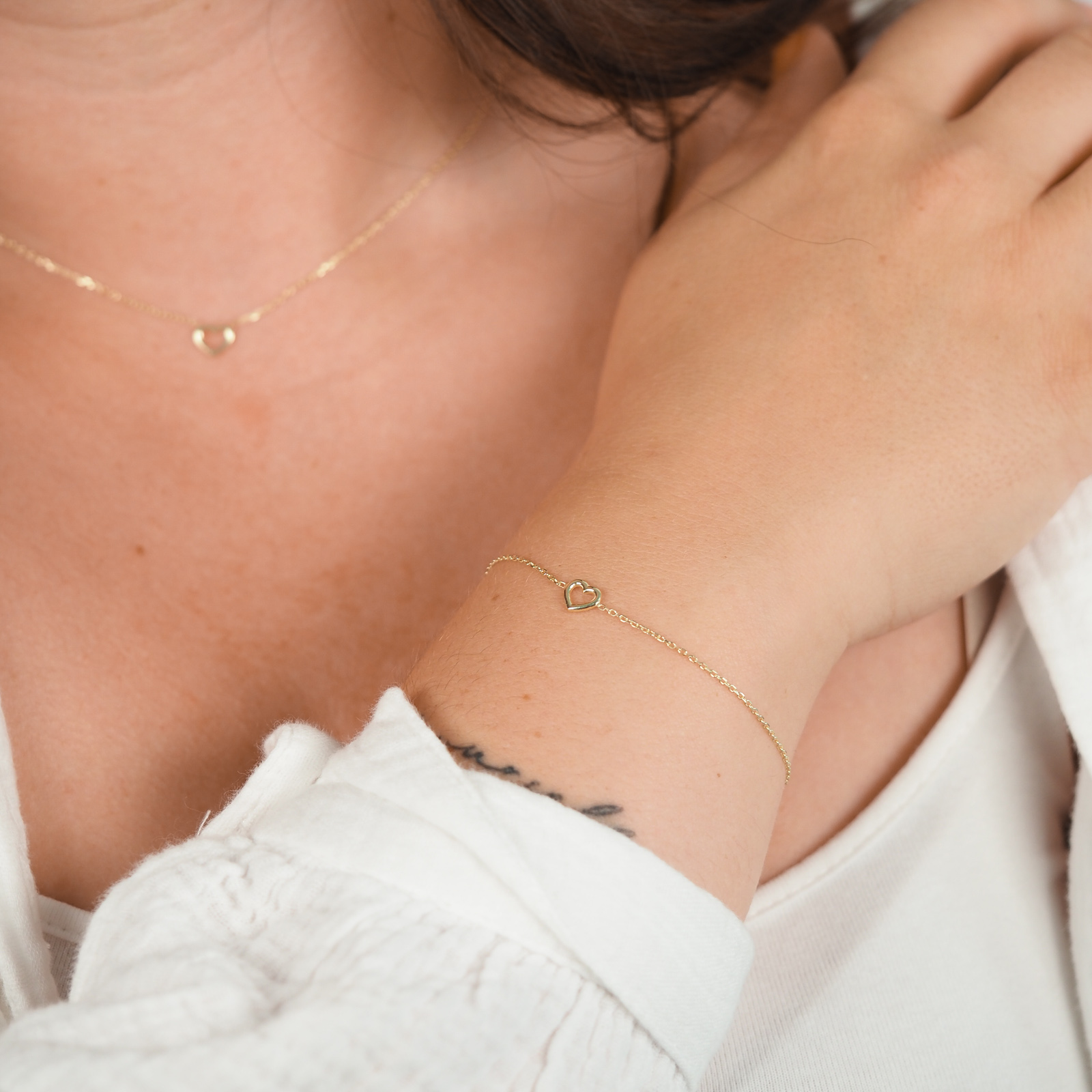 Herz Armband Gold