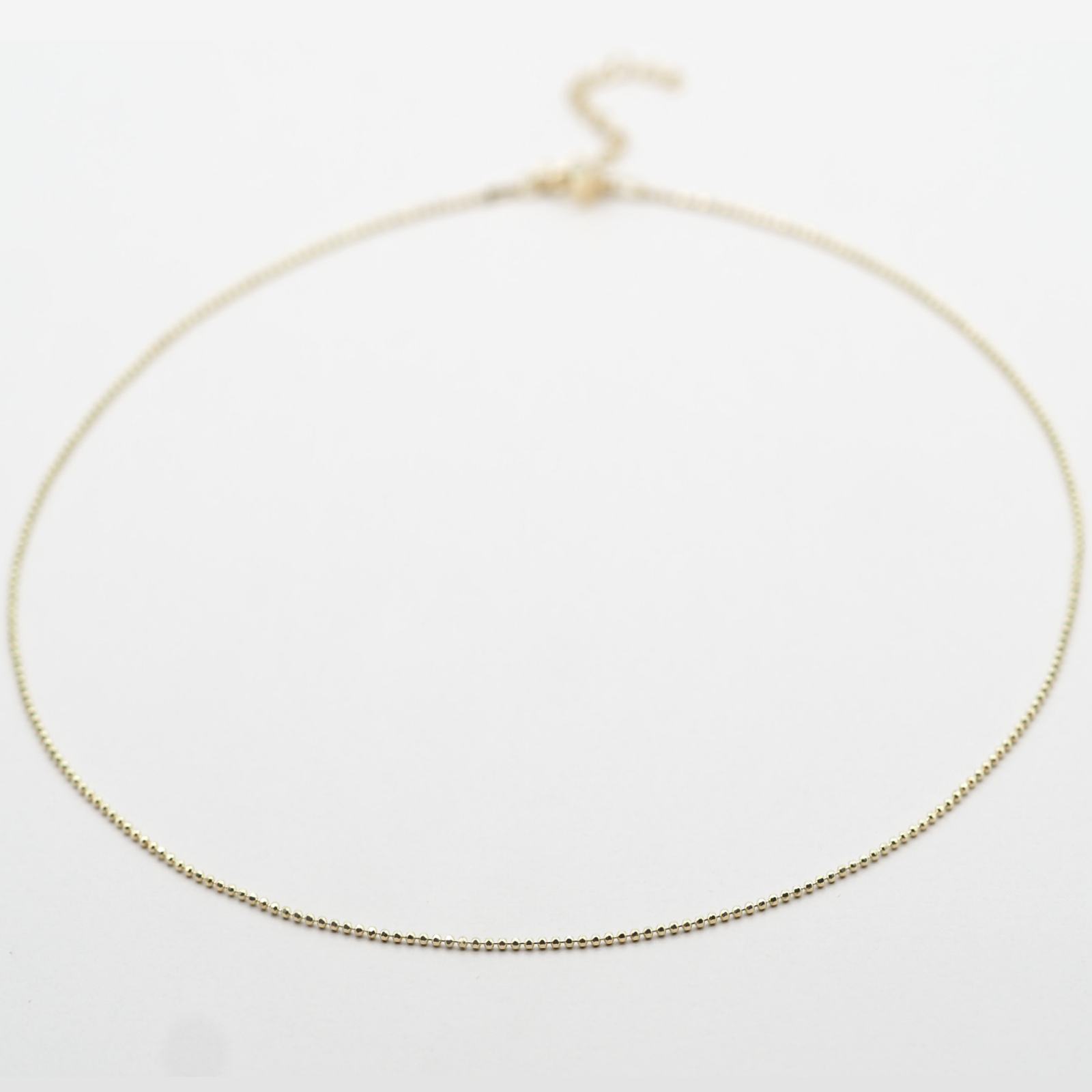 Kugel Kette Fein Gold