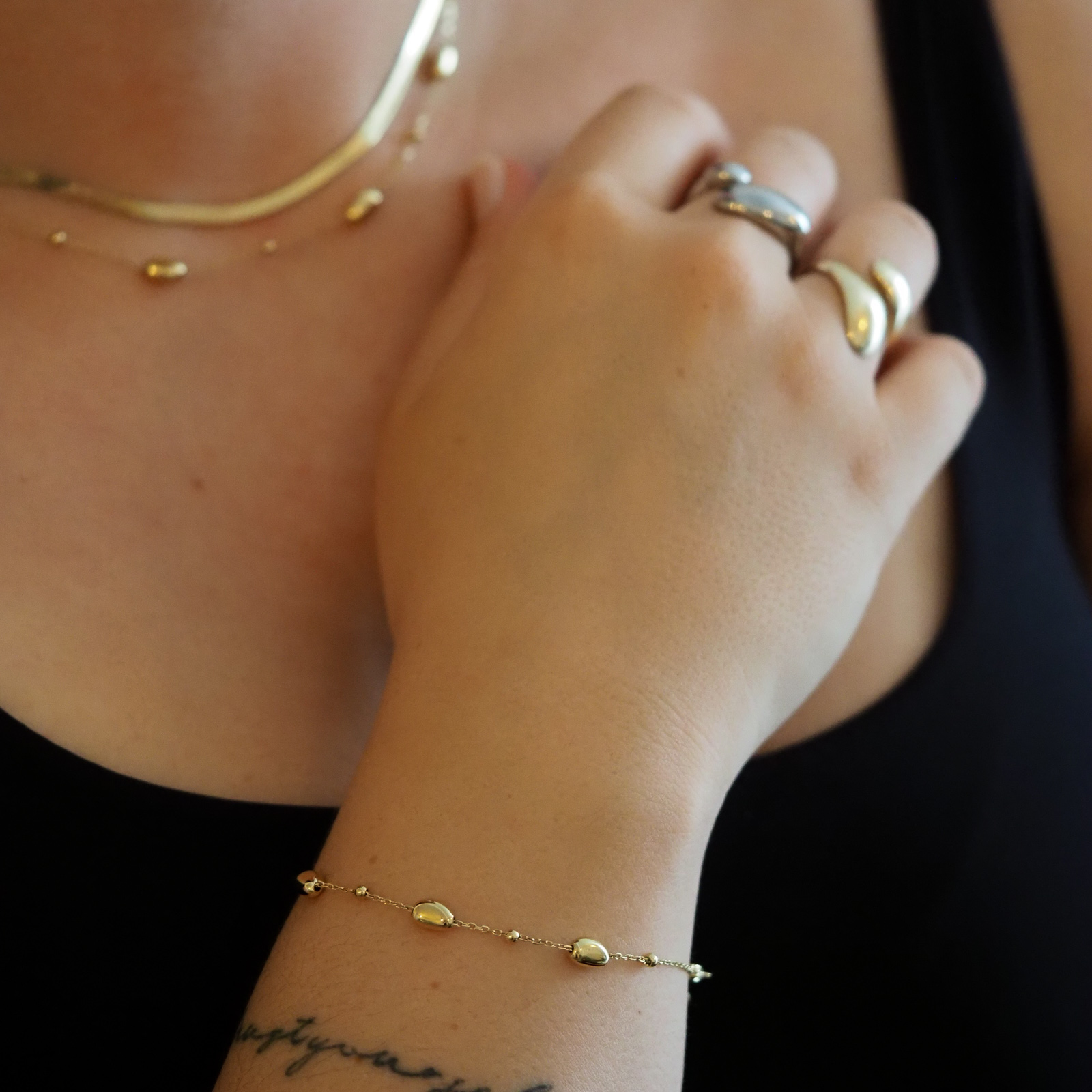 Kugel Armband Gold