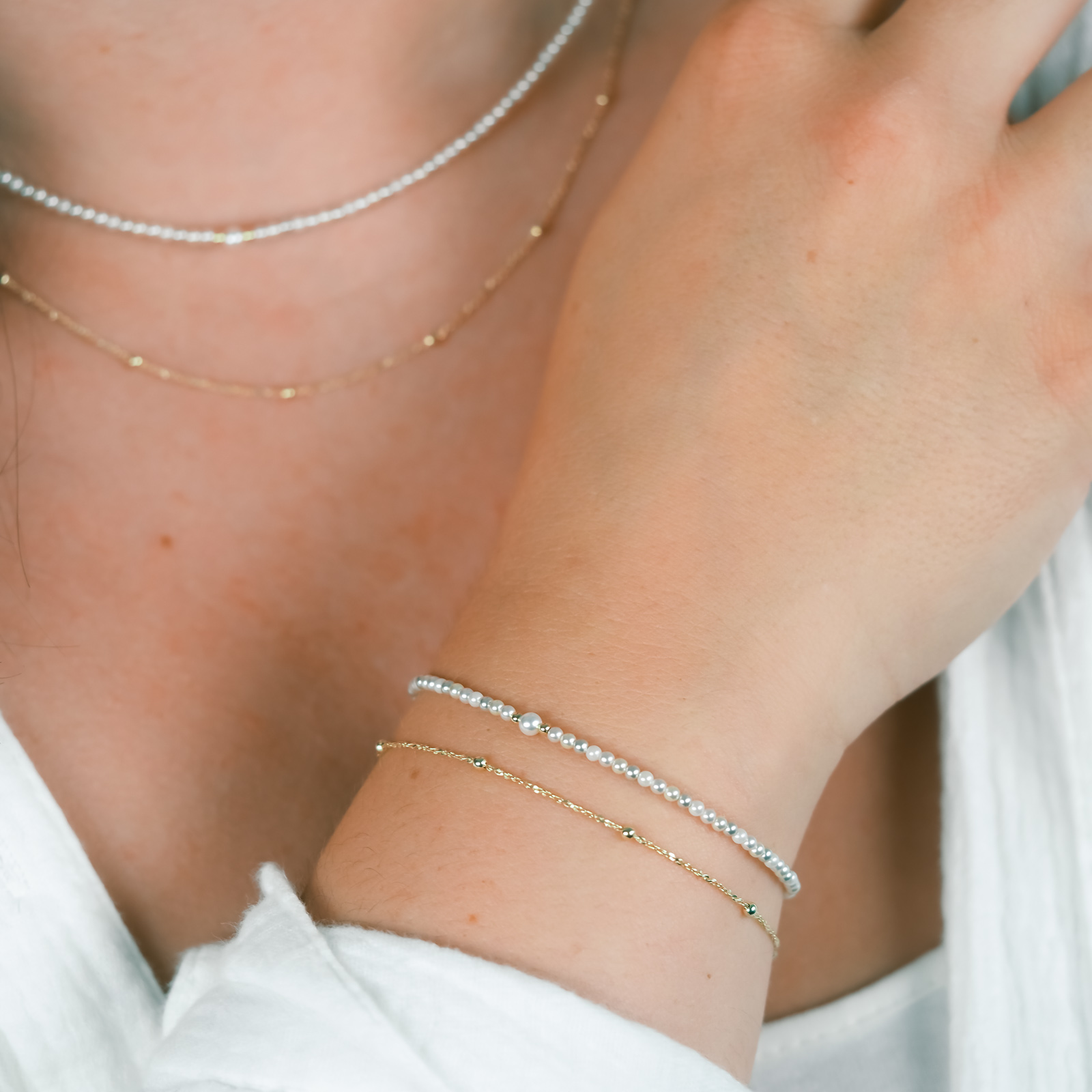 Kugel Armband Gold