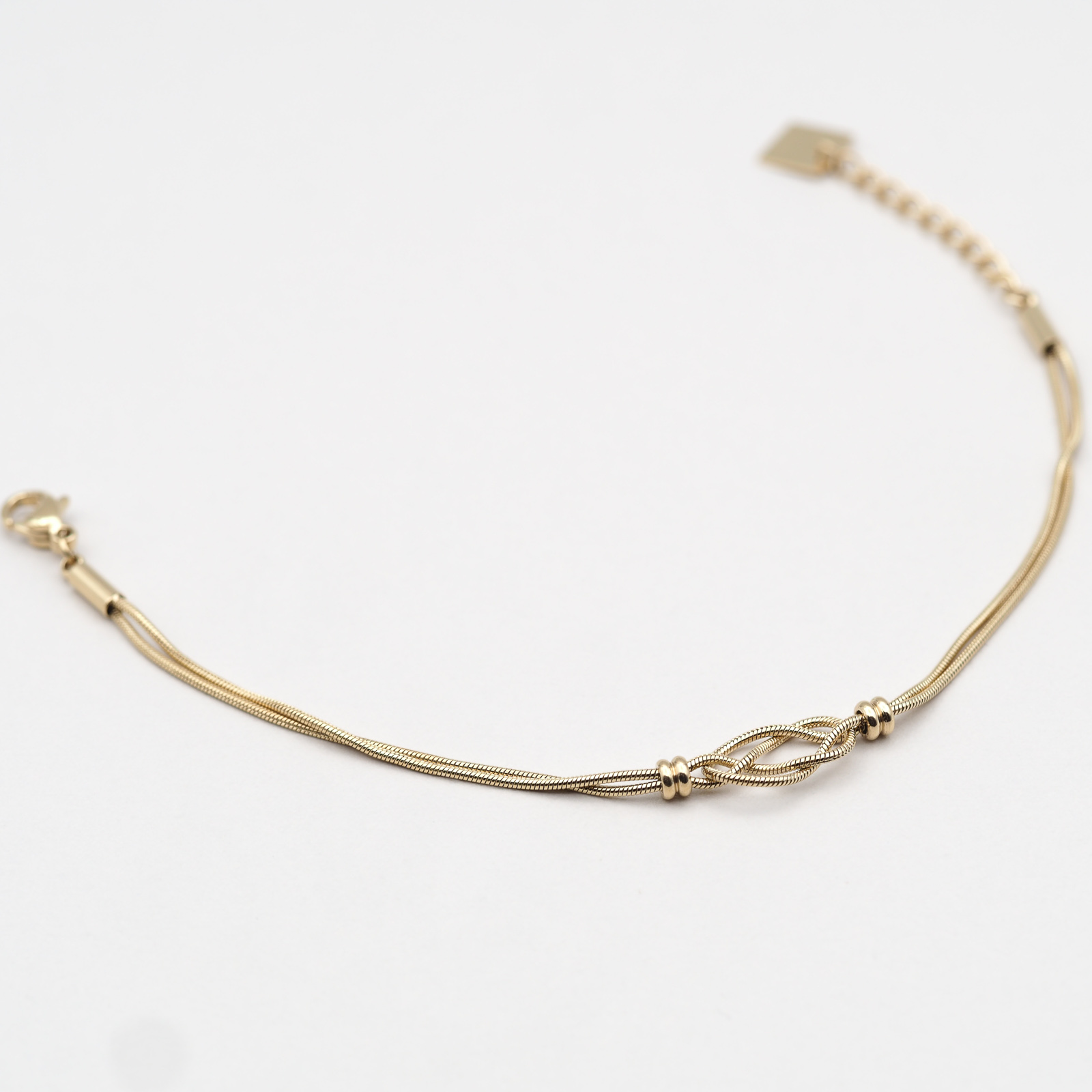 Knoten Armband Gold